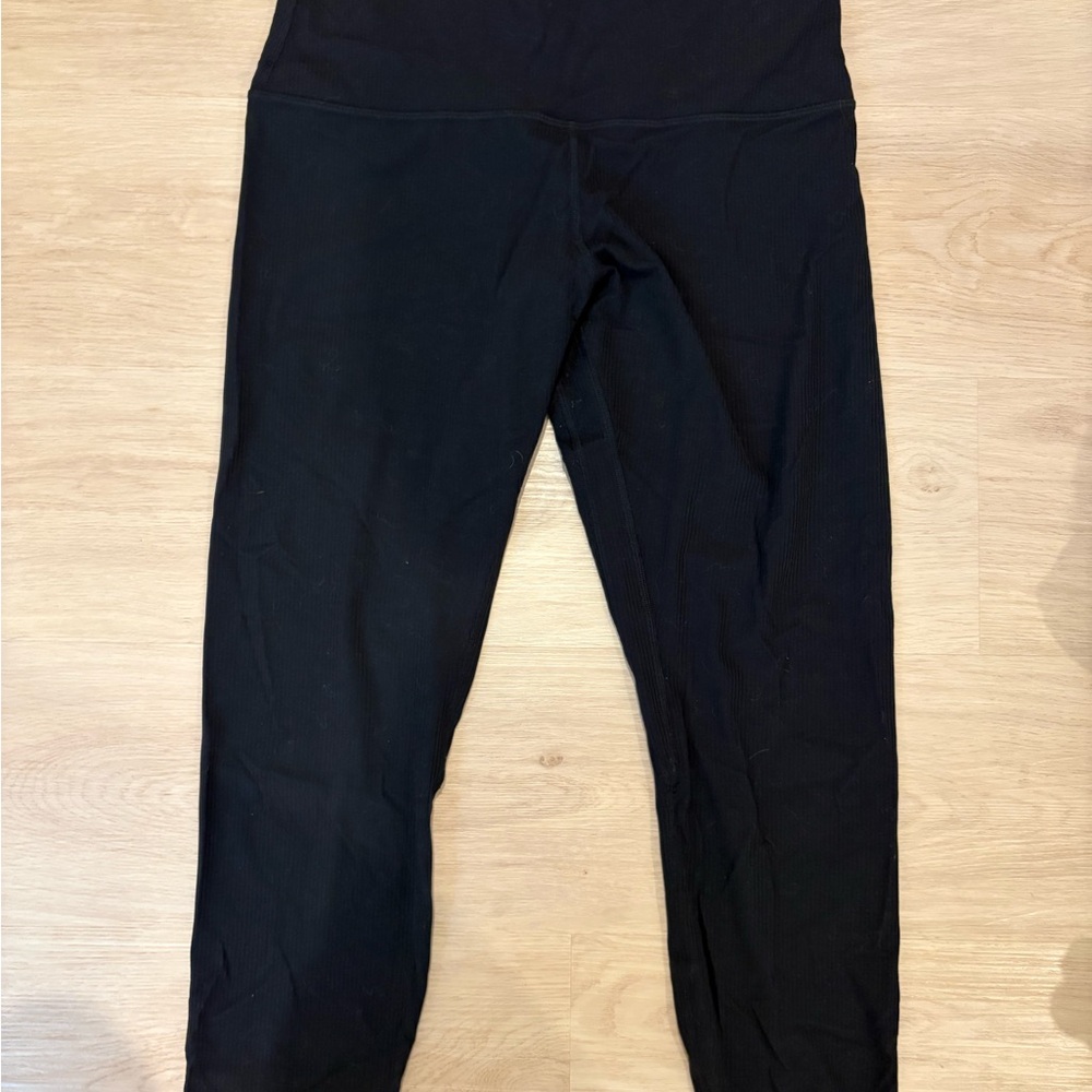 lululemon athletica Ribbed Align Leggings, 25”, black